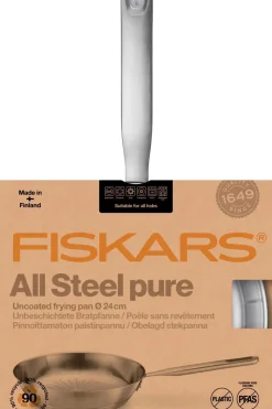 Fiskars Paistinpannut<All Steel Pure paistinpannu 24 cm
