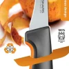 Fiskars Keittiöveitset<FF Kuorimaveitsi kaarevalla terällä 7cm