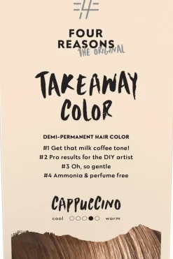 Four Reasons Hiusvärit|Kampaamotuotteet<Original Takeaway Color 7.35 Cappuccino kestosävyte