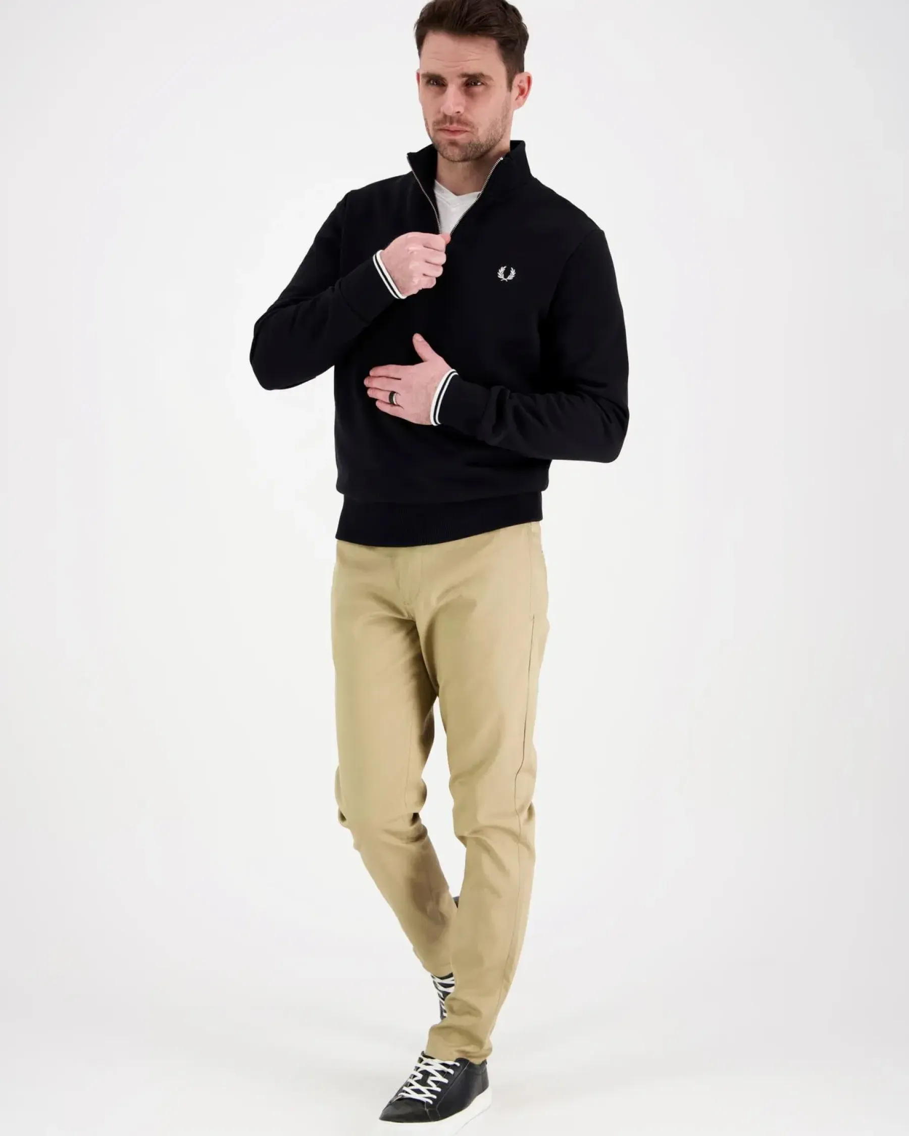 Fred Perry Oloasut|Colleget<Half zip collegepaita