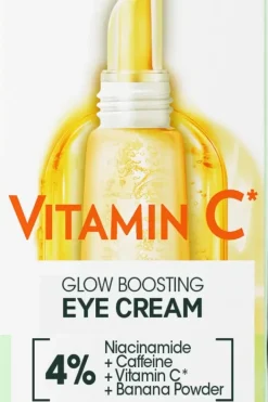 Online Vitamin C* silmänympärysvoide samealle iholle 15 ml Ihonhoidon Tehoaineet|Kasvojenhoito