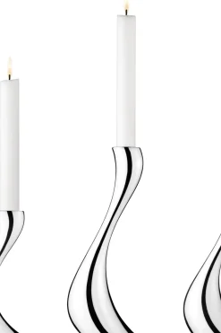 Georg Jensen Kynttilänjalat<Cobra kynttiläjalka 3 kpl