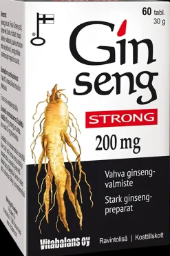 Vitabalans Erityisvalmisteet<Ginseng Strong Vahva ginsengvalmiste, 200 mg, 60 tabl.