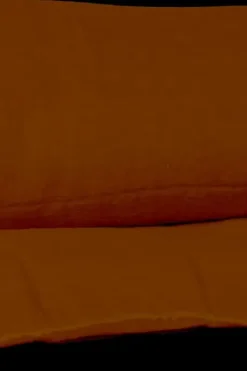 Clearance Puolipeiton päällinen Limy pellava-puuvilla 85x200 cm tiili Päiväpeitot