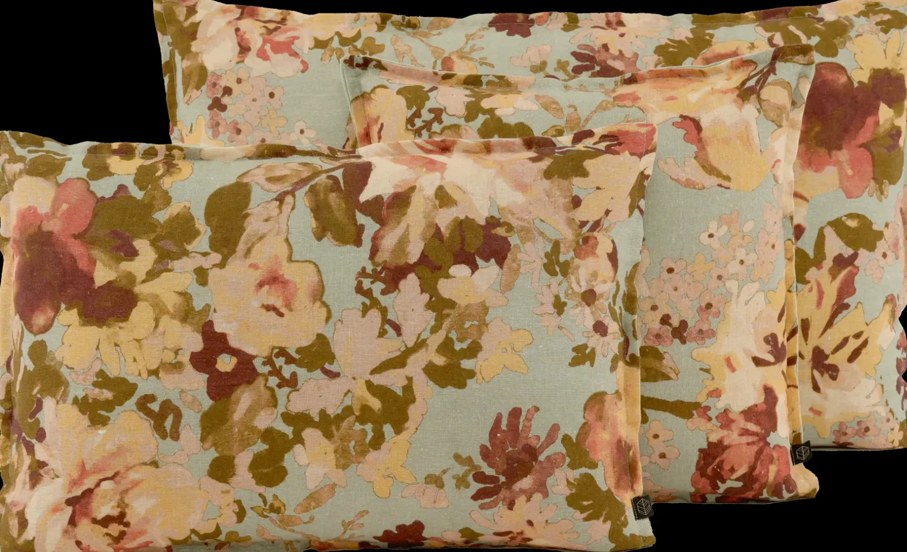 HAOMY Sisustustyynyt Ja Tyynynpäälliset<Tyynynpäällinen Bologne Amande 40x60 cm vihreä