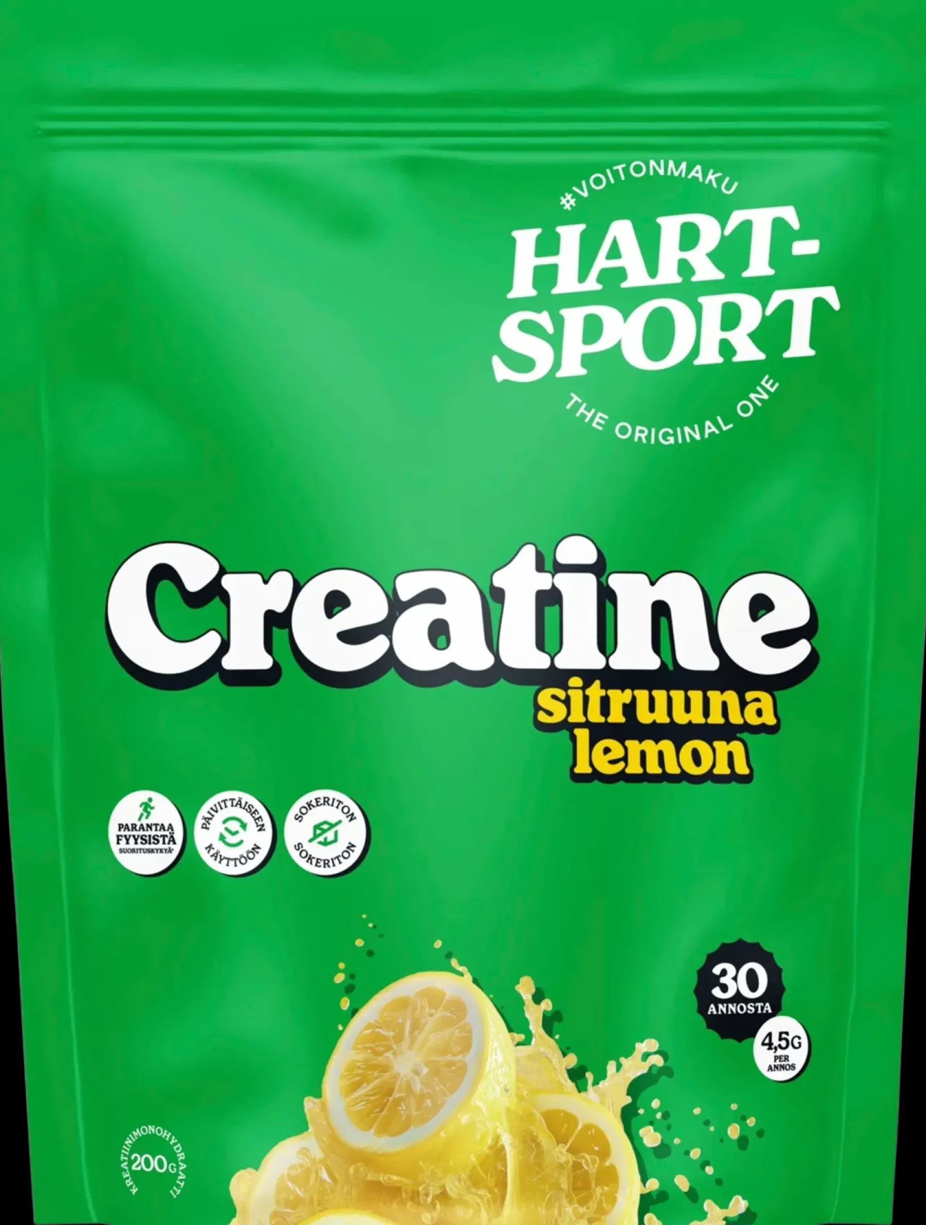 Hart-Sport Urheiluravinnejauheet Ja -tabletit<Creatine 200 g Sitruuna