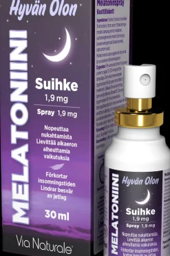 Hyvän Olon Melatoniinisuihke 1,9 mg 30 ml Melatoniinit