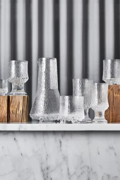 Iittala Lasit<Ultima Thule jalallinen olutlasi 34 cl 2 kpl