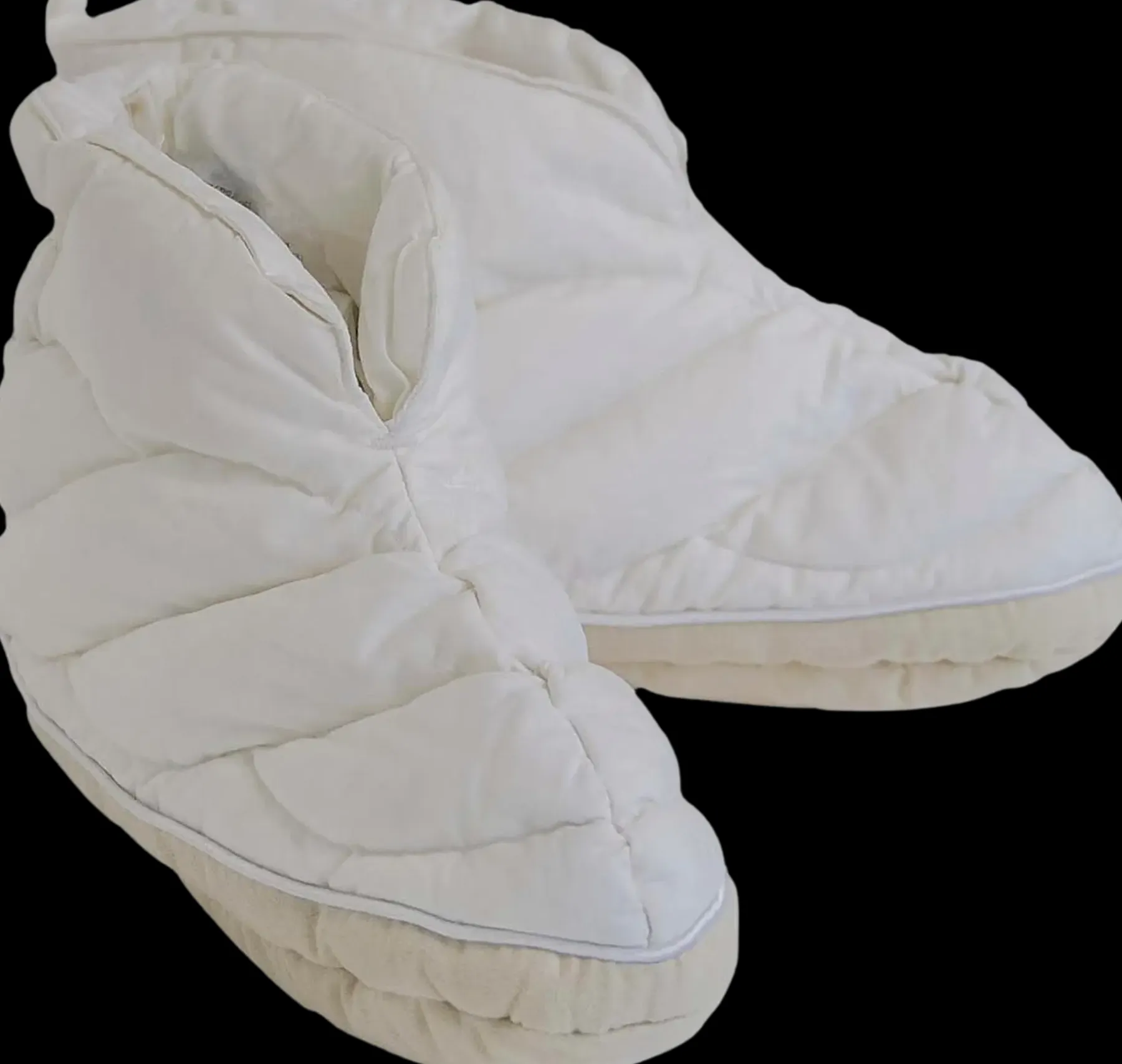 Clearance Kuiske untuvatossut S valkoinen Aamutossut