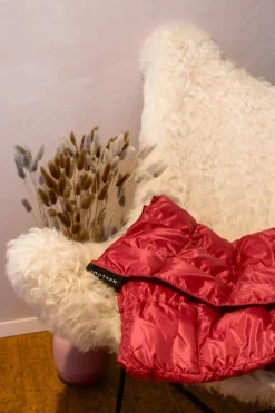 Joutsen Viltit, Huovat Ja Torkkupeitot<Kulkuri-untuvatorkkupeitto 130x190 cm granaattiomena