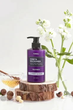 Kundal Korealainen Hiustenhoito|Hiustenhoito<honey & macadamia treatment hoitoaine 500ml