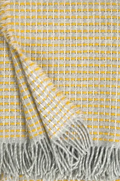 Lapuan Kankurit Viltit, Huovat Ja Torkkupeitot<Havas huopa 140x180cm+hapsut kahvilla värjätty oranssi