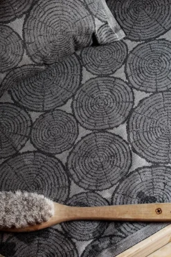 Lapuan Kankurit Sauna<Motti laudeliina 46x150cm pellava-musta