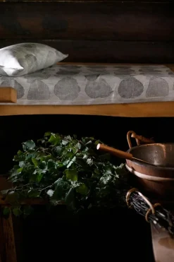 Online Sade laudeliina 46x150cm valko-harmaa Sauna