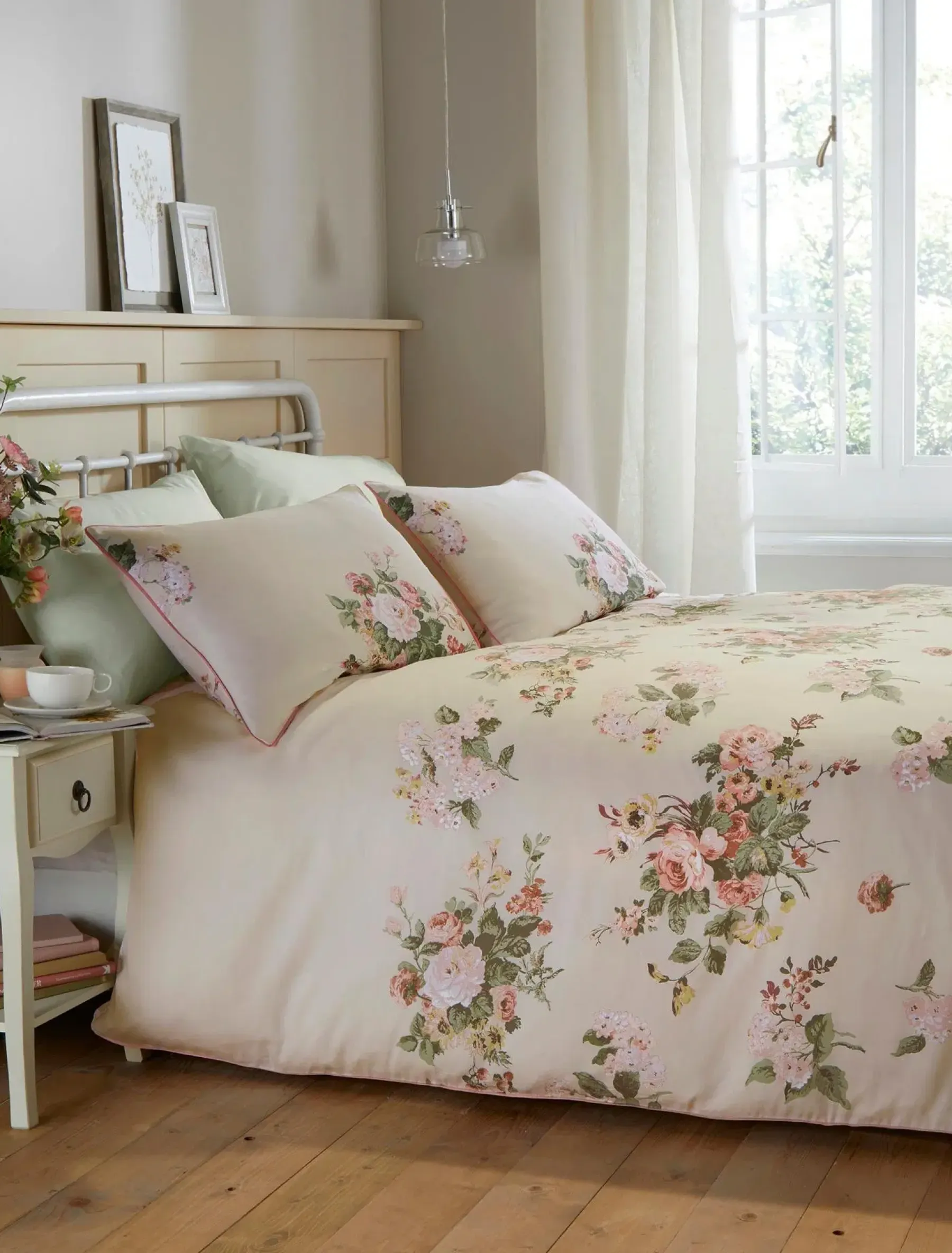 Outlet Rosemore pussilakanasetti 150x210+50x60cm pale pink Pussilakanat