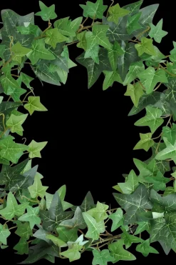 Lehtikranssi halkaisija 36 cm vihreä Koriste-esineet