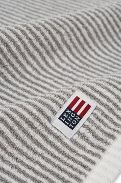 Best Lexington Original käsipyyhe 30x50cm white grey striped Pyyhkeet