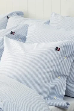 Discount Lexington Pin Point tyynyliina sininen/valkoinen 50x60cm Tyynyliinat