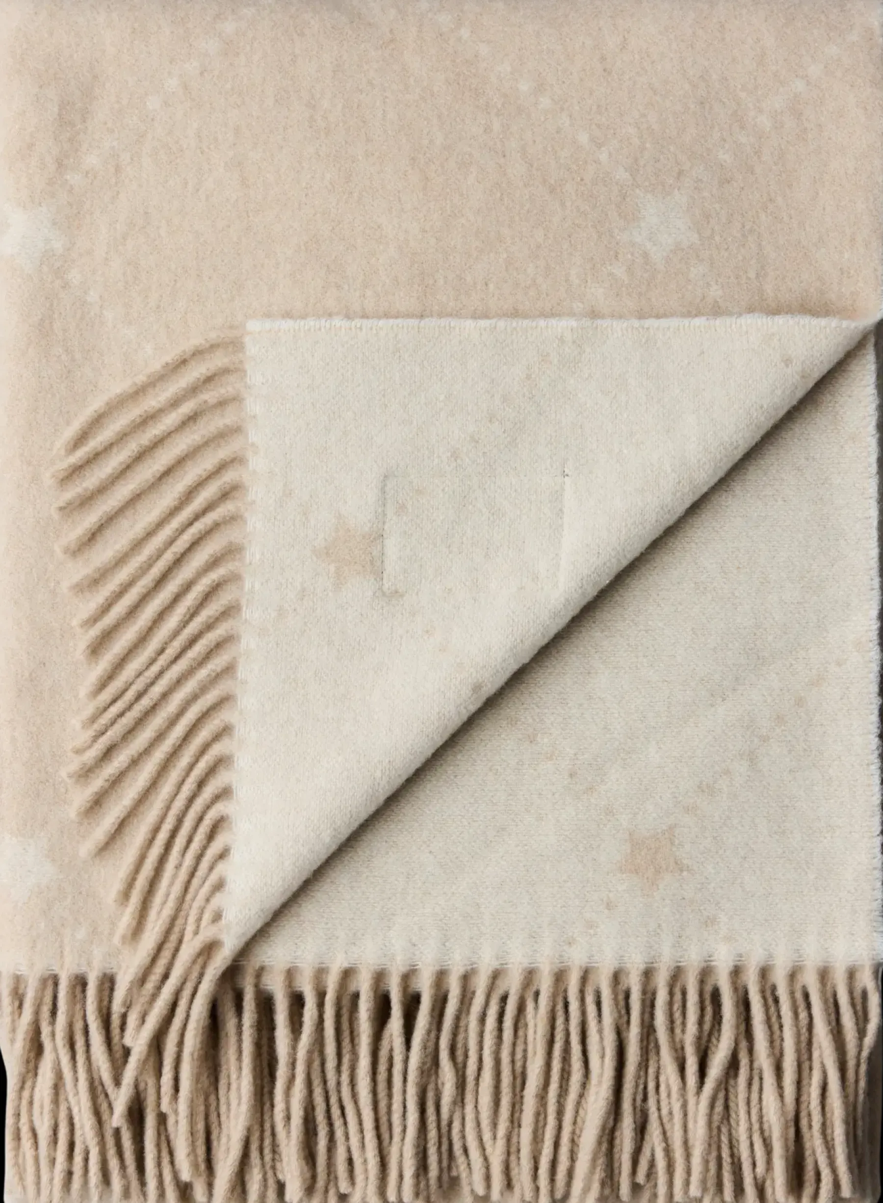 Lexington Company Viltit, Huovat Ja Torkkupeitot<Lexington Signature Star huopa 130x170cm beige/valkoinen