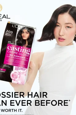 Discount Casting Crème Gloss 323 Dark Chocolate Tummanruskea Helmiäinen kevytväri 1kpl Hiusvärit