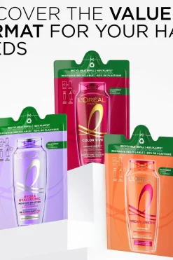 Best Elvital Dream Length shampoon täyttöpakkaus pitkille hiuksille 250 ml Shampoot