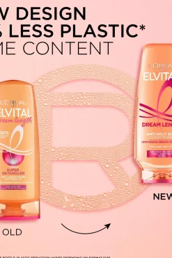 L'Oréal Paris Hiustenhoito<Elvital Dream Length HairDetangler hoitoaine pitkille, vaurioituneille hiuksille 200ml