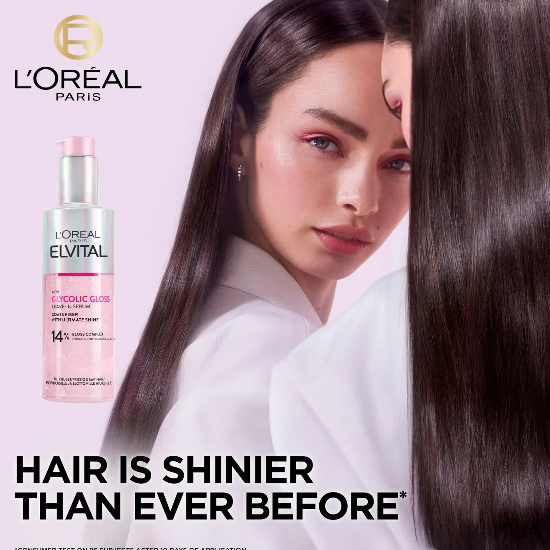 Best Elvital Glycolic Gloss hiuksiin jätettävä seerumi kiillottomille hiuksille 150ml Hiustenhoito