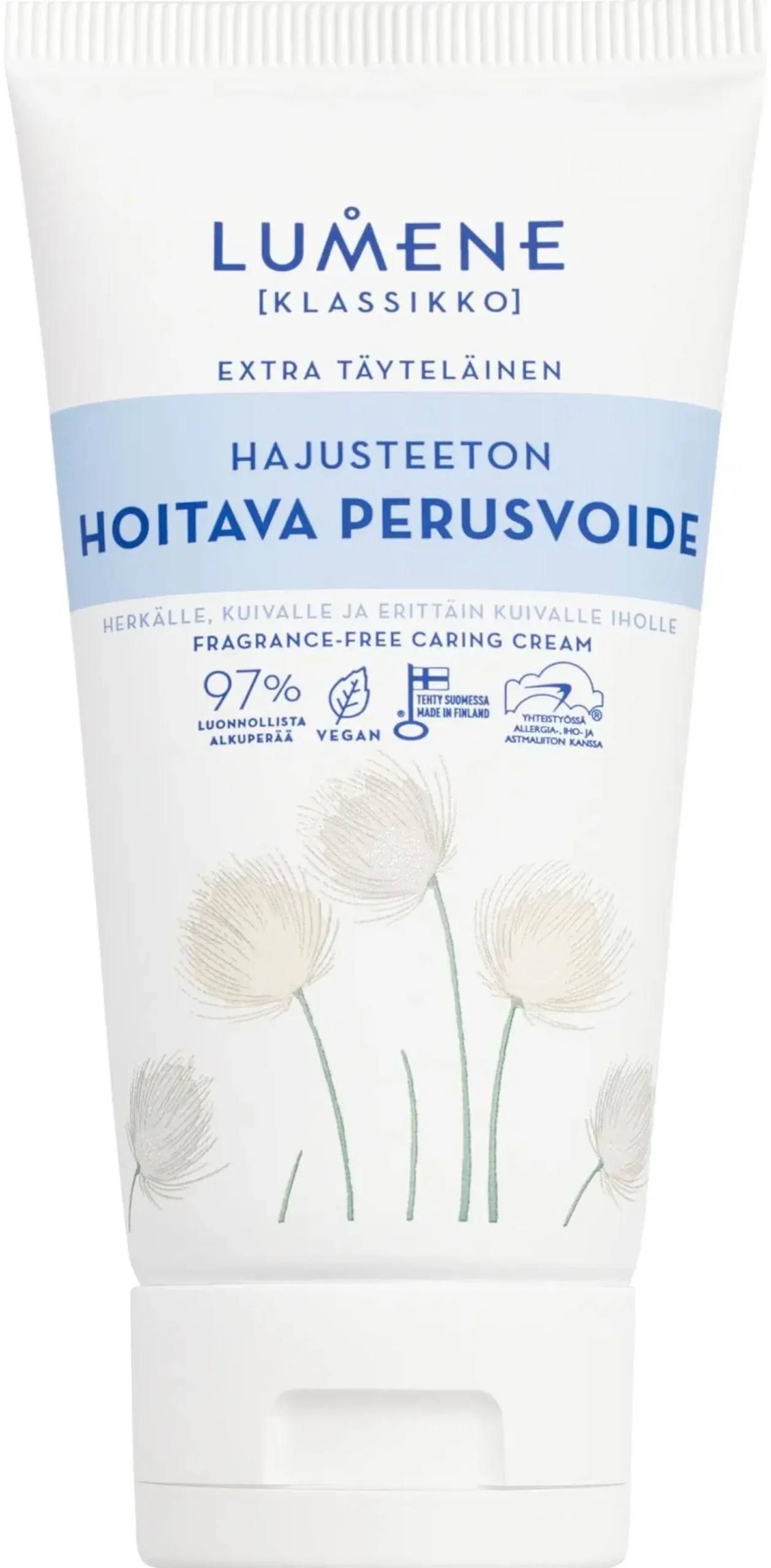 Lumene Hajusteettomat Ihonhoidon Tuotteet|Vartalonhoito<KLASSIKKO Hajusteeton hoitava perusvoide 150 ml