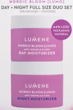 LUMO Silottava & kiinteyttävä päivävoide + yövoide tuplapakkaus Ihonhoitopakkaukset|Kasvojenhoito