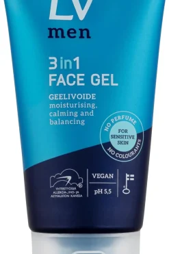 75ml Men 3in1 Face gel geelivoide Parranhoito|Parranajo