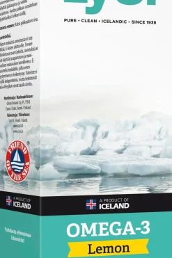 Lysi Omegat Ja Muut Rasvahapot<Omega-3 Lemon sitruunanmakuinen kalaöljy 240ml ravintolisä
