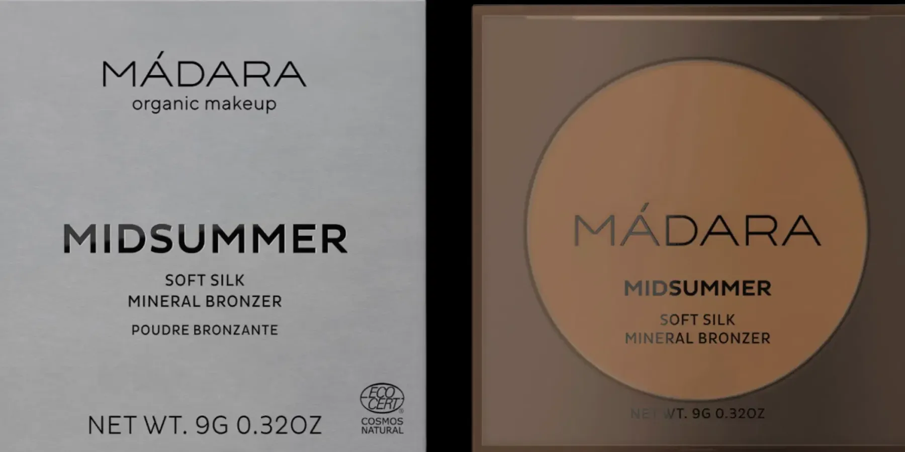 MÁDARA Meikit|Kasvomeikit<MADARA Midsummer Soft Silk -mineraaliaurinkopuuteri, 1 HEAT, 9g