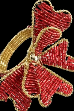 Serviettirengas Rusetti 18x7x6 cm punainen Koriste-esineet