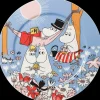 Clearance Moomin Arabia Muumi Perheen parissa sininen tarjoiluvati 23cm Tarjoiluastiat