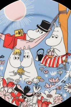 Clearance Moomin Arabia Muumi Perheen parissa sininen tarjoiluvati 23cm Tarjoiluastiat
