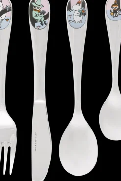 Moomin Arabia Finland Lasten Astiat Ja Aterimet|Aterimet Ja Ottimet<Moomin Arabia Sydänystävät lasten aterinsetti