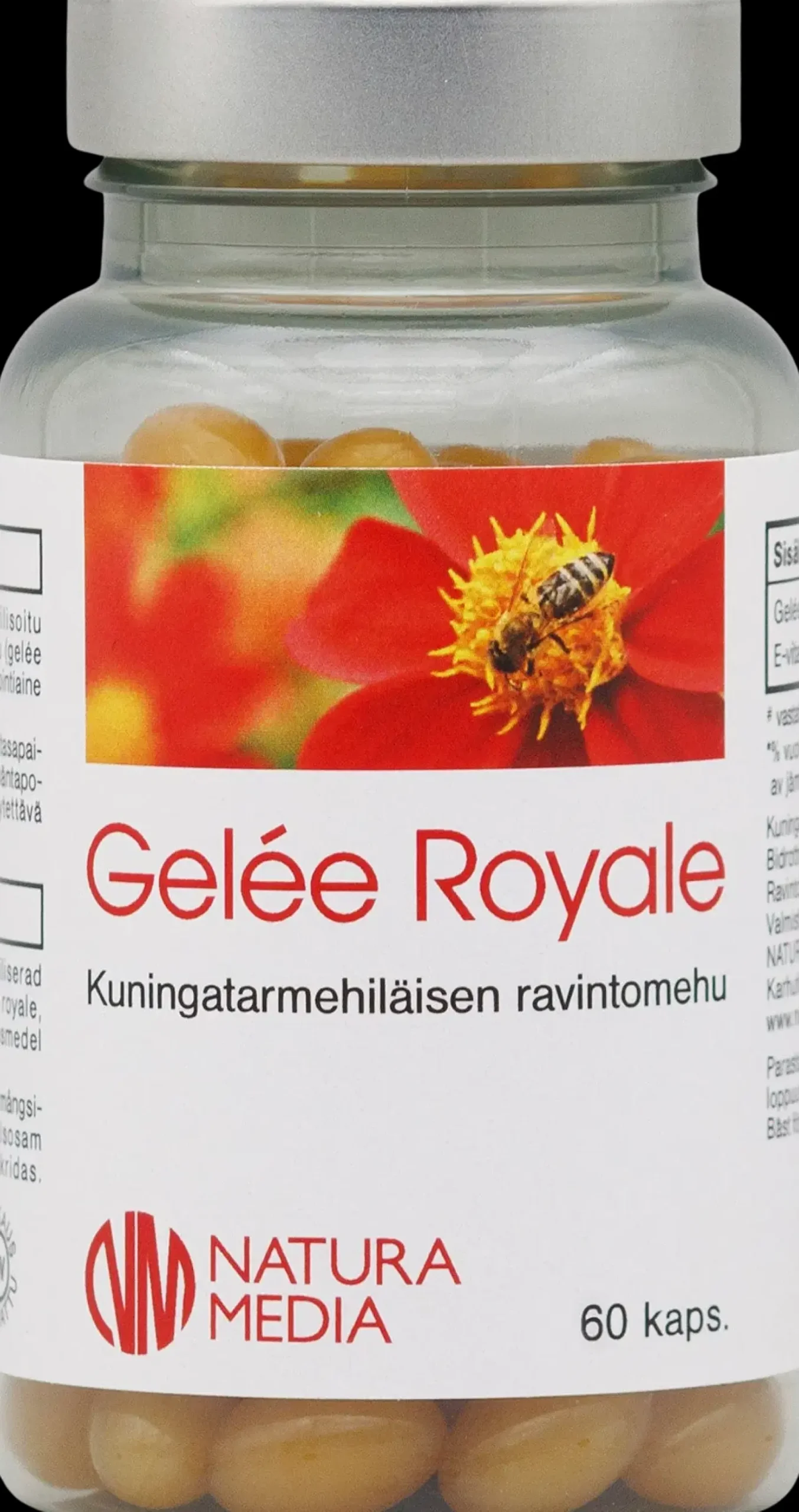 Natura Media Erityisvalmisteet<Biosorin Gelée Royale 500 ravintolisä 60 kaps.