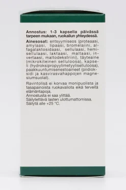 Natura Media Vatsan Hyvinvointivalmisteet<n Monizym® X10 entsyymikapseli 60 kaps.