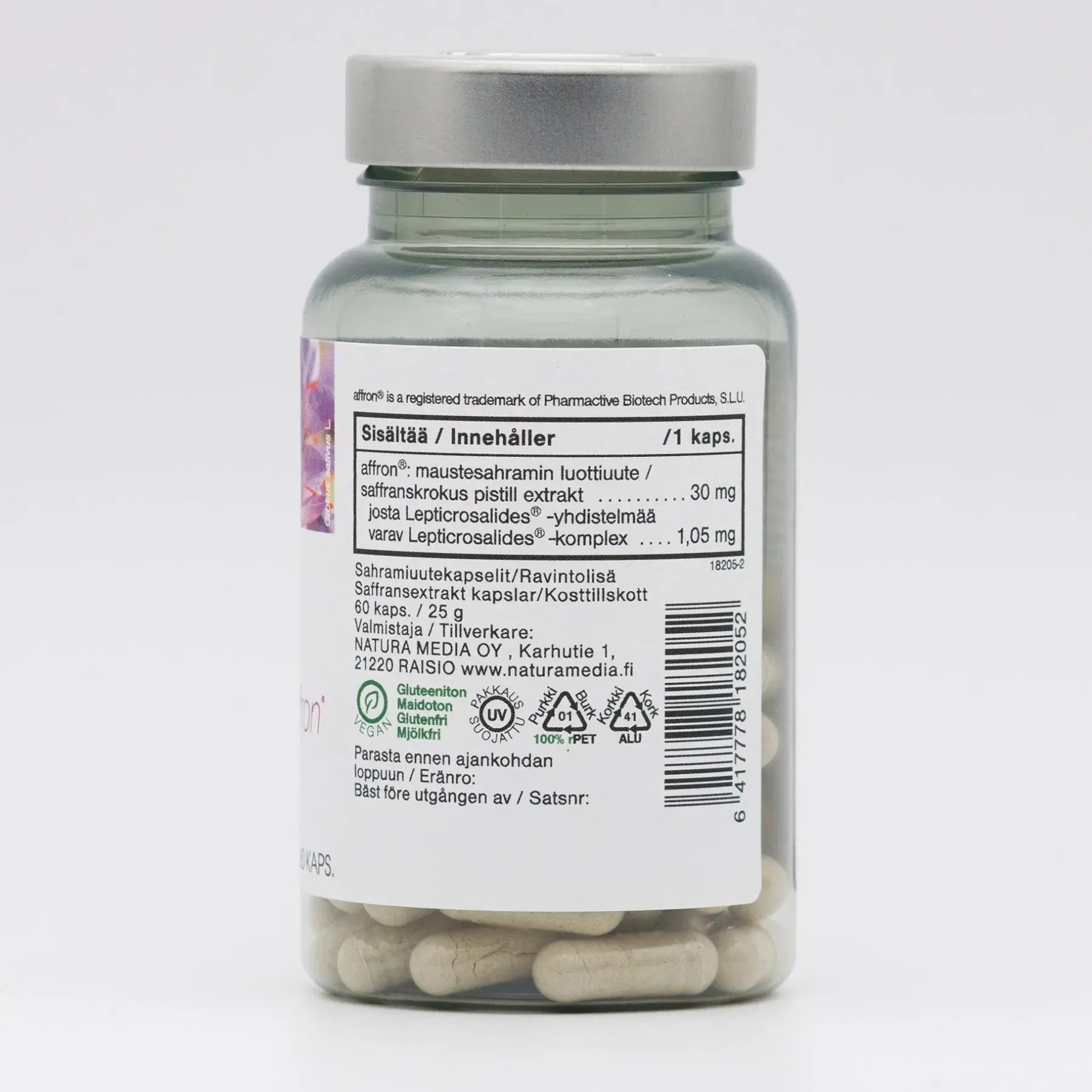 Online n Safran Sahramiuute 60 kaps. Erityisvalmisteet