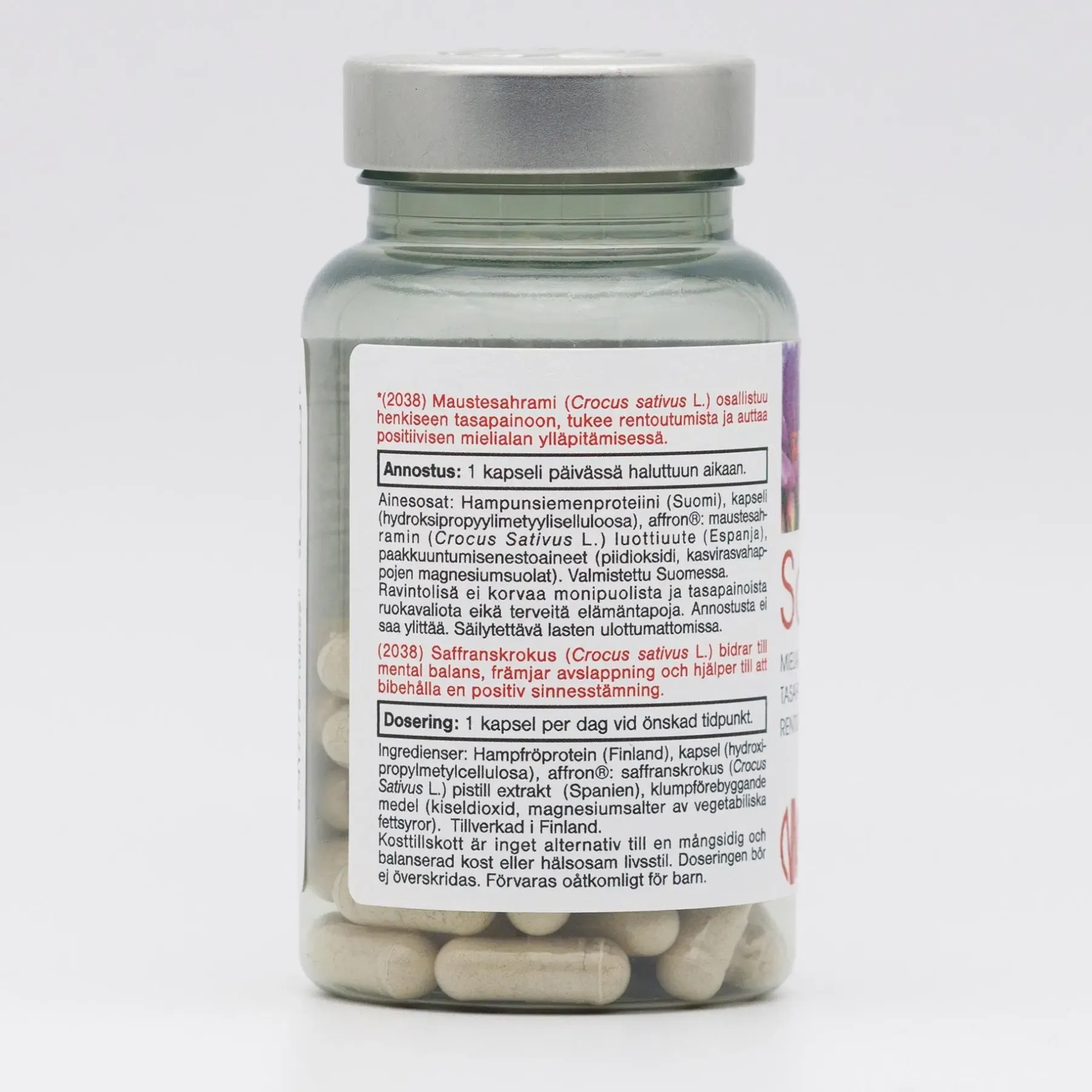 Online n Safran Sahramiuute 60 kaps. Erityisvalmisteet