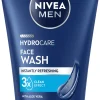 NIVEA MEN Ihonhoito<100ml Hydrocare Face Wash -kasvojenpuhdistusgeeli