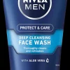 NIVEA MEN Ihonhoito<100ml Protect & Care Deep Cleaning Face Wash -puhdistusgeeli