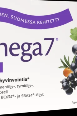 Omega7 Omegat Ja Muut Rasvahapot<BC634® + SBA24® Iholle 60 kaps