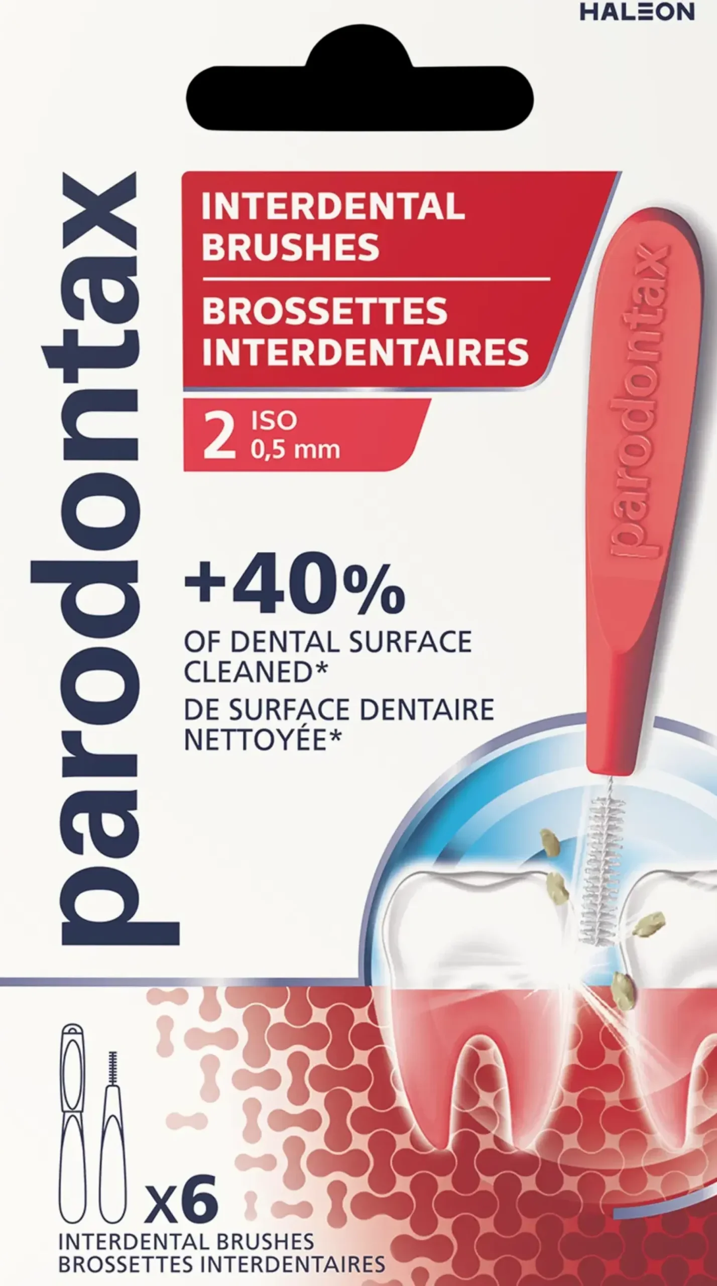 Parodontax Suuhygienia|Suuhygienia<Hammasväliharja koko 2 0,5mm 6kpl
