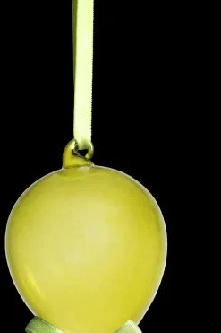 Clearance Ilmapallo lasikoriste 6x8 cm vaaleanvihreä Kausikoristeet