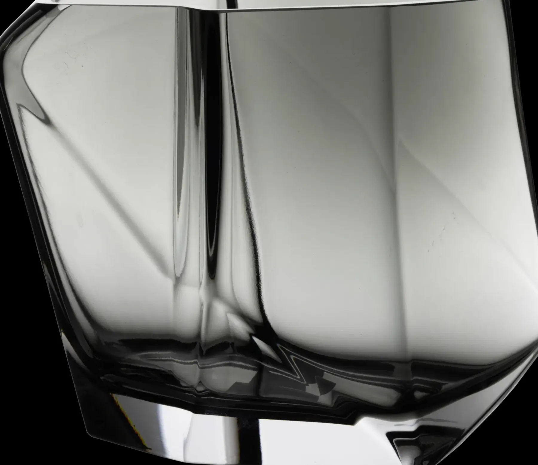 Best Lohkare lasimaljakko 18x17 cm harmaa Maljakot