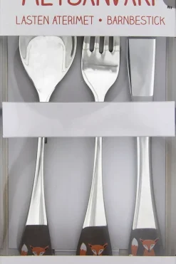 Discount Metsänväki Aterimet 3 kpl, 19x10x3 cm Lasten Astiat Ja Aterimet|Aterimet Ja Ottimet