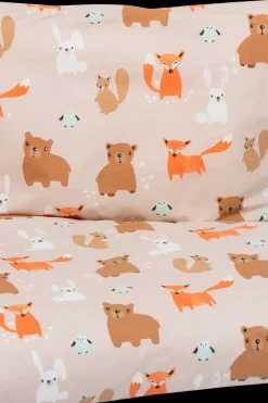 Clearance Metsänväki pussilakanasetti 120x160 cm vaaleanruskea Lasten Ja Vauvojen Pussilakanasetit