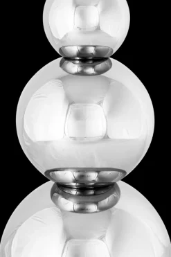 Rondo Lampunjalka 42 cm, hopea Pöytävalaisimet