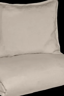 Pentik Pussilakanat<Soolo pellavapussilakanasetti 150x210+50x60 cm, vaaleanruskea